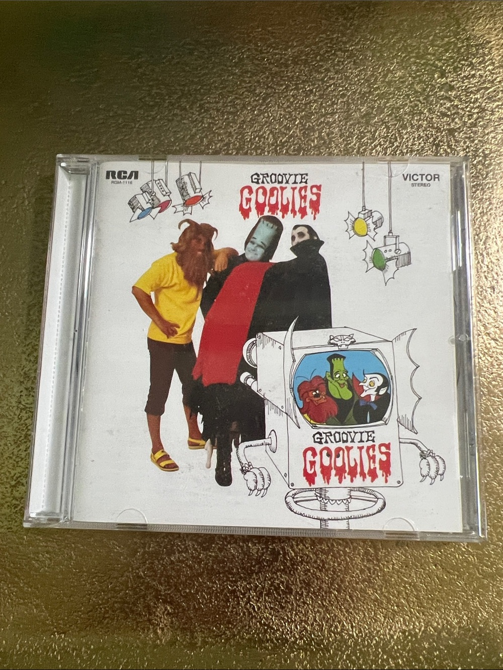 #2161**Groovie Goolies Music CD - White/Red/Yellow Cover